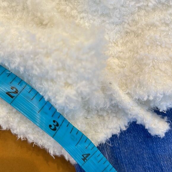 NWT Garage White Soft Fuzzy Shorts - Picture 11 of 11